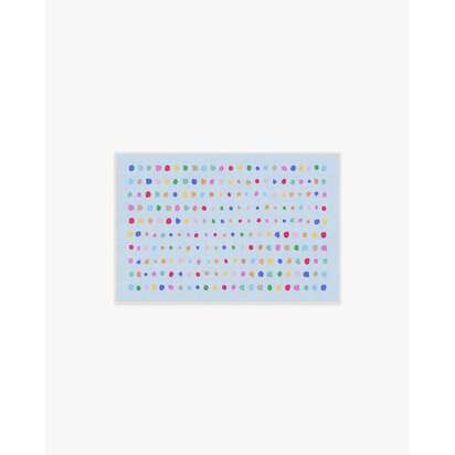 Jelly Dot Blue Flatwoven Rug - 245 x 305 cm - Rug + Pad System