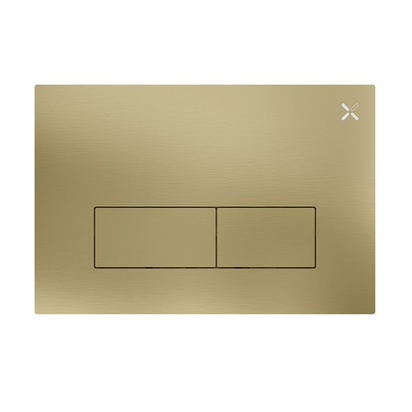 Crosswater MPRO Stainless Steel Flush Plate - Brushed Brass