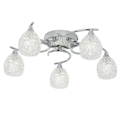 Grasse 5 Ceiling Lamp Chrome