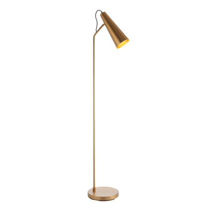 Bray 1 Floor Light Antique Brass