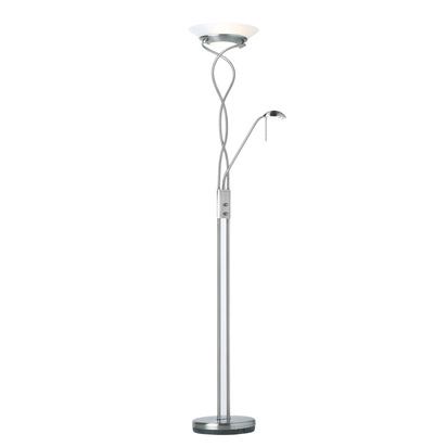 Camberwell Floor Lamp Satin Chrome