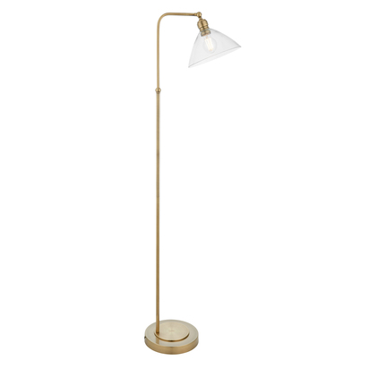 Knaresborough Floor Lamp Antique Brass