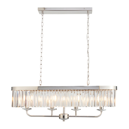 Frome Linear Pendant Light Bright Nickel