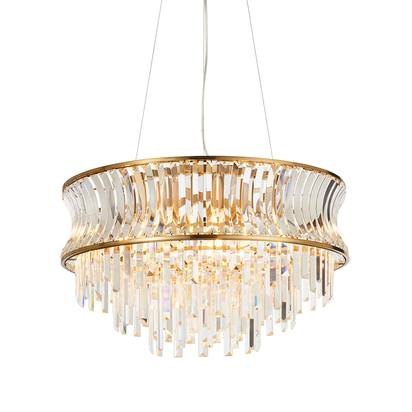 Frascati 9 Pendant Light Brushed Brass