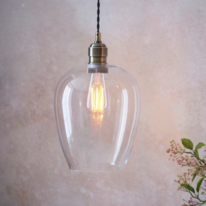 Giverny 1 Pendant Brass MEDIUM