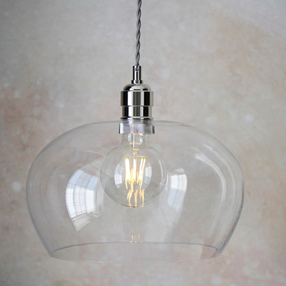 Giverny 1 Pendant Nickel SMALL