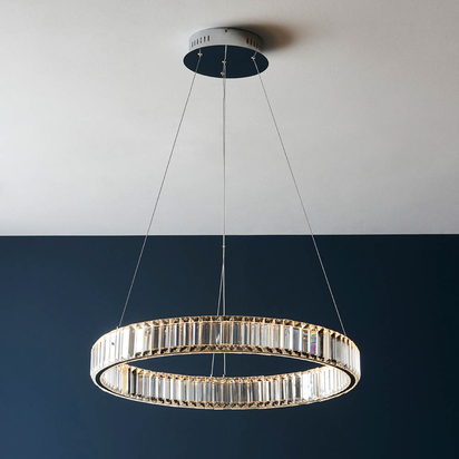 Tivoli Round Pendant Light Chrome