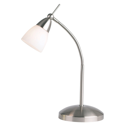 Ashgate Table Lamp Satin Chrome