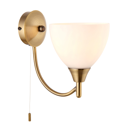 Chiswick 1 Wall Light Antique Brass