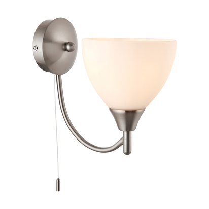 Chiswick 1 Wall Light Satin Chrome