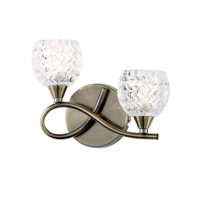 Grasse Wall Light Antique Brass LH
