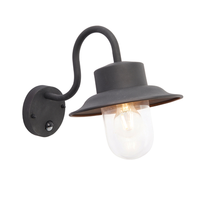 Bramcombe PIR Wall Light Black