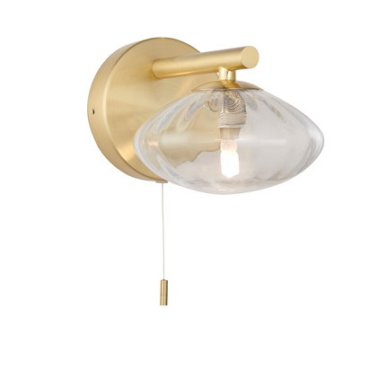 Devizes Bathroom Wall Light Satin Brushed Gold