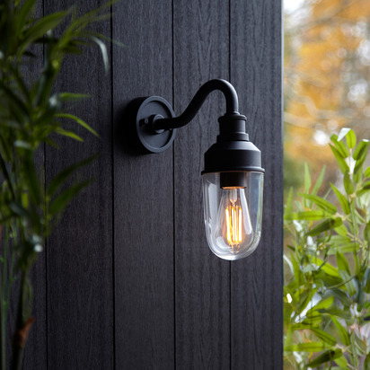 Lymington Curved Outdoor 1 Wall Light