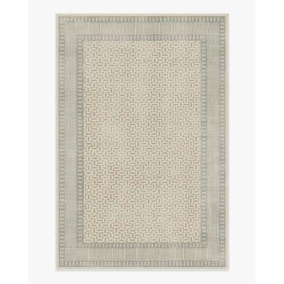 Kairos Ivory & Blue Rug - 60 x 90 cm - All-In-One Rug