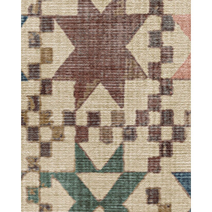 Calloway Brown Multicolour Rug - 75 x 365 cm - All-In-One Rug