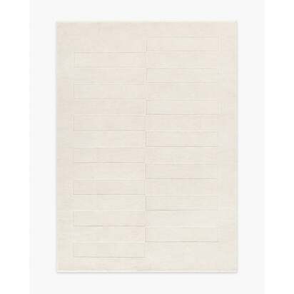 Ryder Soft White Plush Rug - 150 x 215 cm - All-In-One Rug