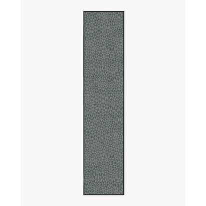Oscar Grey Flatwoven Rug by Jonathan Adler - 75 x 365 cm - Rug + Pad System