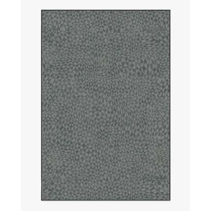 Oscar Grey Flatwoven Rug by Jonathan Adler - 200 x 290 cm - Rug + Pad System