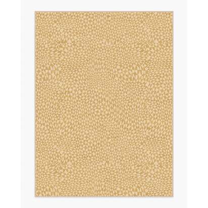 Oscar Ochre Flatwoven Rug by Jonathan Adler - 275 x 365 cm - Rug + Pad System
