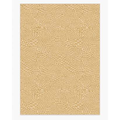 Oscar Ochre Flatwoven Rug by Jonathan Adler - 305 x 425 cm - Rug + Pad System