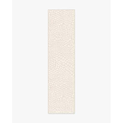 Oscar Cream Flatwoven Rug by Jonathan Adler - 75 x 305 cm - Rug + Pad System