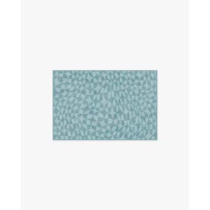 Oscar Soft Blue Rug by Jonathan Adler - 60 x 90 cm - All-In-One Rug