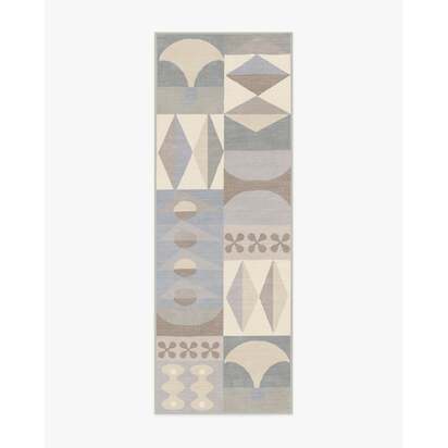 Rio Grey Rug by Jonathan Adler - 75 x 365 cm - All-In-One Rug