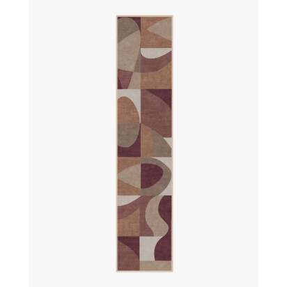 Philippe Amber Red Rug by Jonathan Adler - 75 x 365 cm - All-In-One Rug