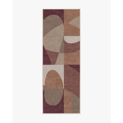 Philippe Amber Red Rug by Jonathan Adler - 75 x 365 cm - All-In-One Rug