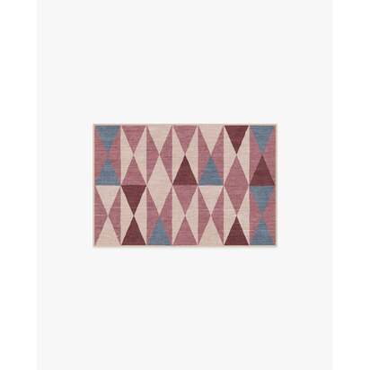 Pennant Rose Rug by Jonathan Adler - 60 x 90 cm - All-In-One Rug