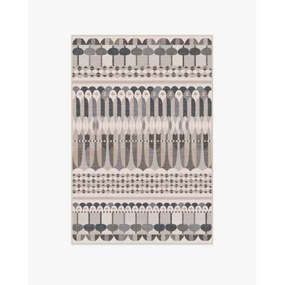 Brasilia Grey Rug by Jonathan Adler - 120 x 185 cm - All-In-One Rug