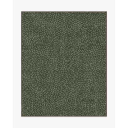 Oscar Olive Flatwoven Rug by Jonathan Adler - 245 x 305 cm - Rug + Cushioned Pad System