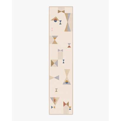 Bowtie Natural Rug by Jonathan Adler - 75 x 365 cm - All-In-One Rug