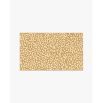 Oscar Ochre Rug by Jonathan Adler - 90 x 150 cm - All-In-One Rug