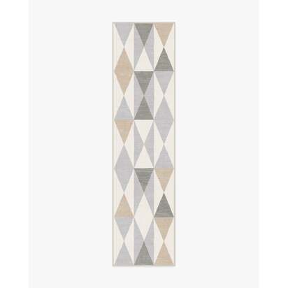 Pennant Grey Rug by Jonathan Adler - 75 x 305 cm - All-In-One Rug