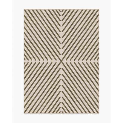 Memphis Olive Rug by Jonathan Adler - 150 x 215 cm - All-In-One Rug
