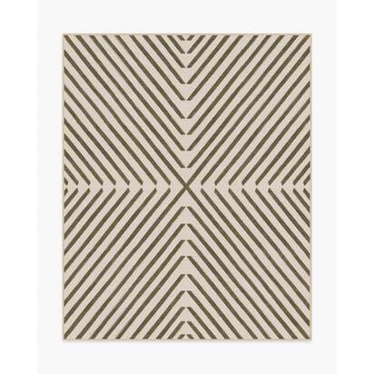 Memphis Olive Rug by Jonathan Adler - 245 x 305 cm - All-In-One Rug