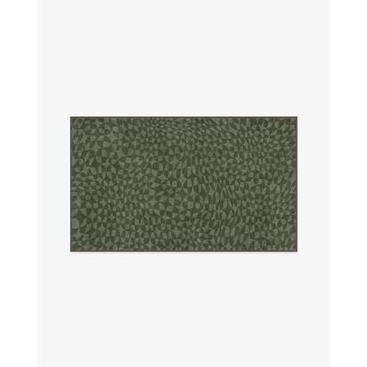 Oscar Olive Rug by Jonathan Adler - 90 x 150 cm - All-In-One Rug