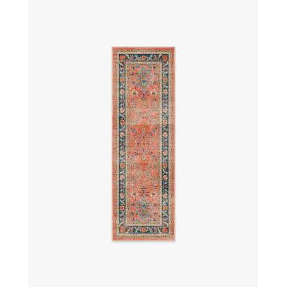 Calabria Coral Multicolour Rug - 60 x 155 cm - All-In-One Rug