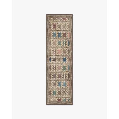 Calloway Brown Multicolour Rug - 60 x 185 cm - All-In-One Rug