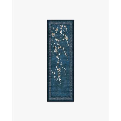 Sakura Indigo Rug by Gracie - 60 x 155 cm - All-In-One Rug
