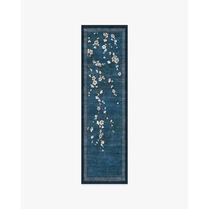 Sakura Indigo Rug by Gracie - 60 x 185 cm - All-In-One Rug