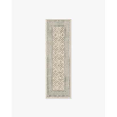 Kairos Ivory & Blue Rug - 60 x 155 cm - All-In-One Rug