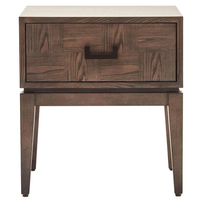 Noriwell Antique Grey One Drawer Side Table