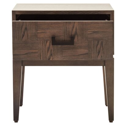 Noriwell Antique Grey One Drawer Side Table