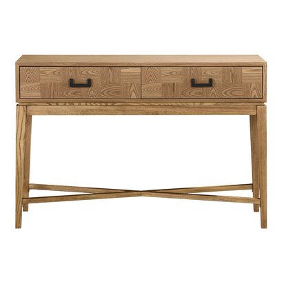 Noriwell Natural Two Drawer Console Table
