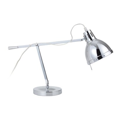 Leoarria Adjustable Desk Table Lamp in Pink and Chrome