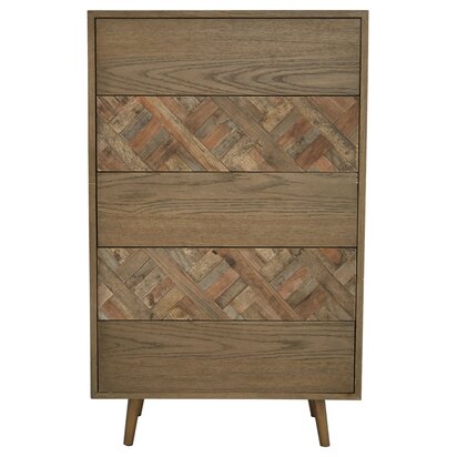 Monoden Wooden Chest of 5 Drawers
