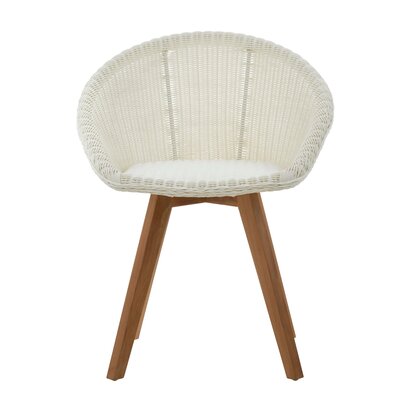 Rivisnell White Rattan Effect Dining Chair